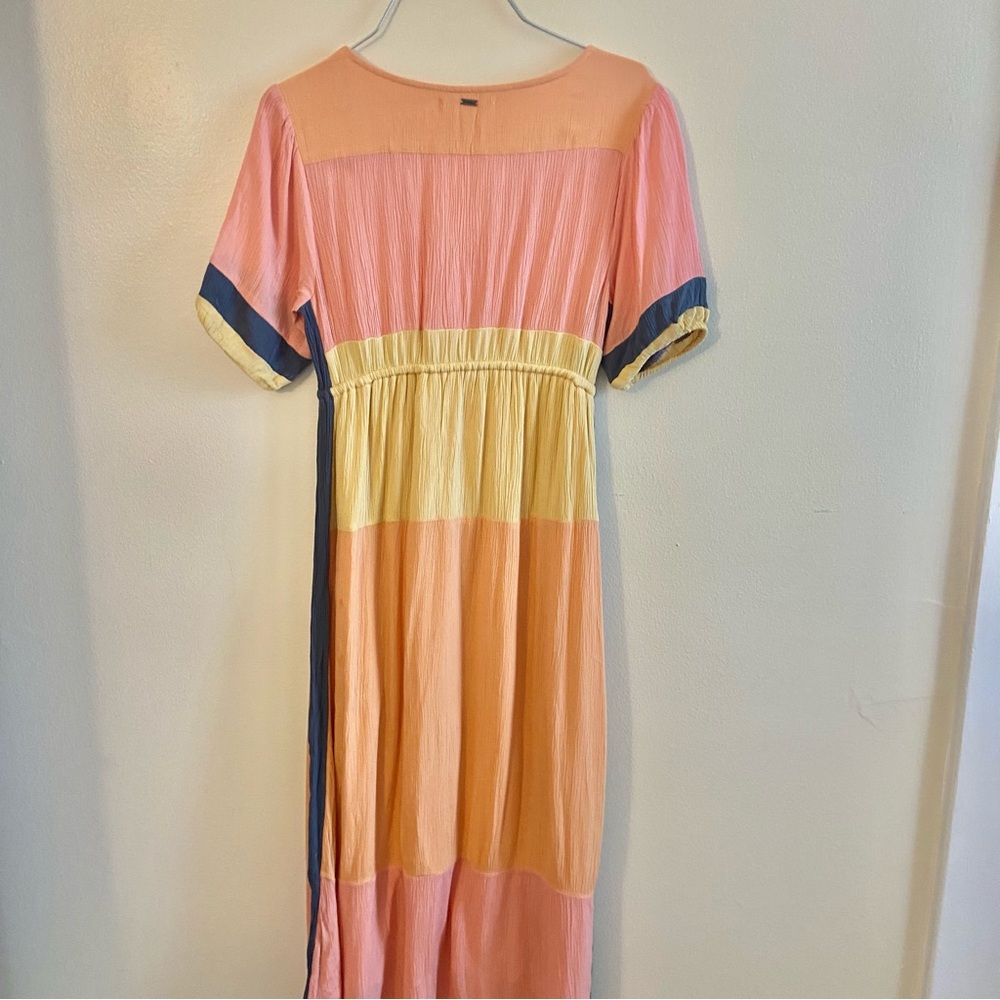 O'Neill Peach and Yellow Colorblock Dress size XS - Picture 10 of 11